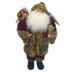 Standing Santa Holding Staff and Gift Bag