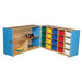 Half and Half Storage Unit with 20 Assorted Trays