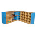 Half and Half Storage Unit without Trays