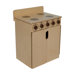 Natural Environment Tip Me Not Range with Brown Knobs