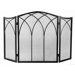 Arched 3 Panel Fireplace Screen