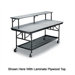 Bar/Buffet Unit with Riser Shelf and Plywood Top