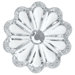 French Crystal Rosette Decorative Pendants (Set of 6)