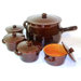 Italian Terracotta Stew Soup Pot and Crock with Lid