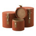 Nested Felt Round Box (Set of 3)