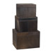 Nested Faux Pony Box (Set of 3)