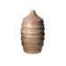 Terraced Wood Jar