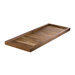 Slat Teak Console Rectangular Serving Tray