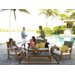 Leeward Islands 5 Piece Lounge Seating Group with Cushions