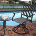Island Breeze Swivel Rocking Dining Arm Chair