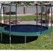 15 Ft. (Frame Size) Trampoline Net for Enclosure (Fits Skywalker) (Net and Attachments Only)