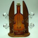 10" Contrabass Carafe Set with 4 Shot Glasses
