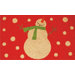 Holiday Snowman Doormat