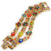 Candy Glass & Crystal Deco Bracelet