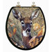 3D Series Elongated Deer Toilet Seat