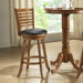 Burnished Oak Ladder Back Stool