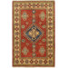 Finest Gazni Cream/Red Geometric Rug