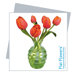 Flat Flowers Window Stickers Originals in Tulip