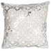 Trace Laser Cut Leather Pillow