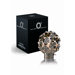Orten'Zia Rechargeable Table Lamp in Silver Plated