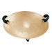 Solune Three Light Flush Mount Ceiling Lamp