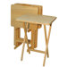 Tray Table with Stand (Set of 4)