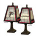 NFL 14" Art Glass Table Lamp