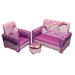 Cup Cake Collection Lavender Toddler Sofa, Club Chair and Ottoman Set