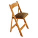 Oak Folding Chair