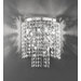 Rainbow Round 2 Light Crystal Wall Sconce