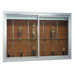 Deluxe Recessed Display Case with Sliding Doors