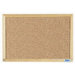 Economy Series Natural Pebble Grain Cork Bulletin Board
