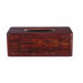 Woven Mahogany Rectangular Tissue Cover