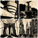 New York City Panel (Set of 4)