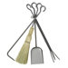 Steel Fireplace Tool Set