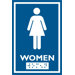Female Symbol Comes with Braille Emboss