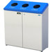 Three Stream Free Standing Recycling Station