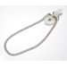 Hold Back Hook and Chain for Shower Curtain Rod