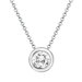 Cubic Zirconia Round Pendant