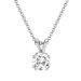 Cubic Zirconia Round Pendant