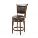 Calais Swivel Counter Stool in Brown Cherry