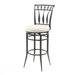 Hudson 30" Swivel Bar Stool with Stone Fabric