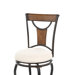 Pacifico 26" Swivel Counter Stool in Black