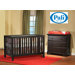 Pali Imperia Forever Crib and Volterra 3 Drawer Dresser Two Piece Set in Mocacchino
