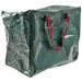 Woven Zipper Storage Tote Bag with Handles