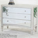 Manhattan Mirrored Three Drawer Chest