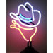 Cowboy Neon Sculpture