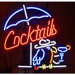 Cocktail and Parrot Neon Sign