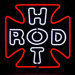 Hot Rod Cross Neon Sign
