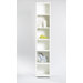 Fairfax Tall Narrow Bookcase in White